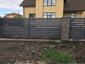 Забор жалюзи 72 метра фото в Снегирях